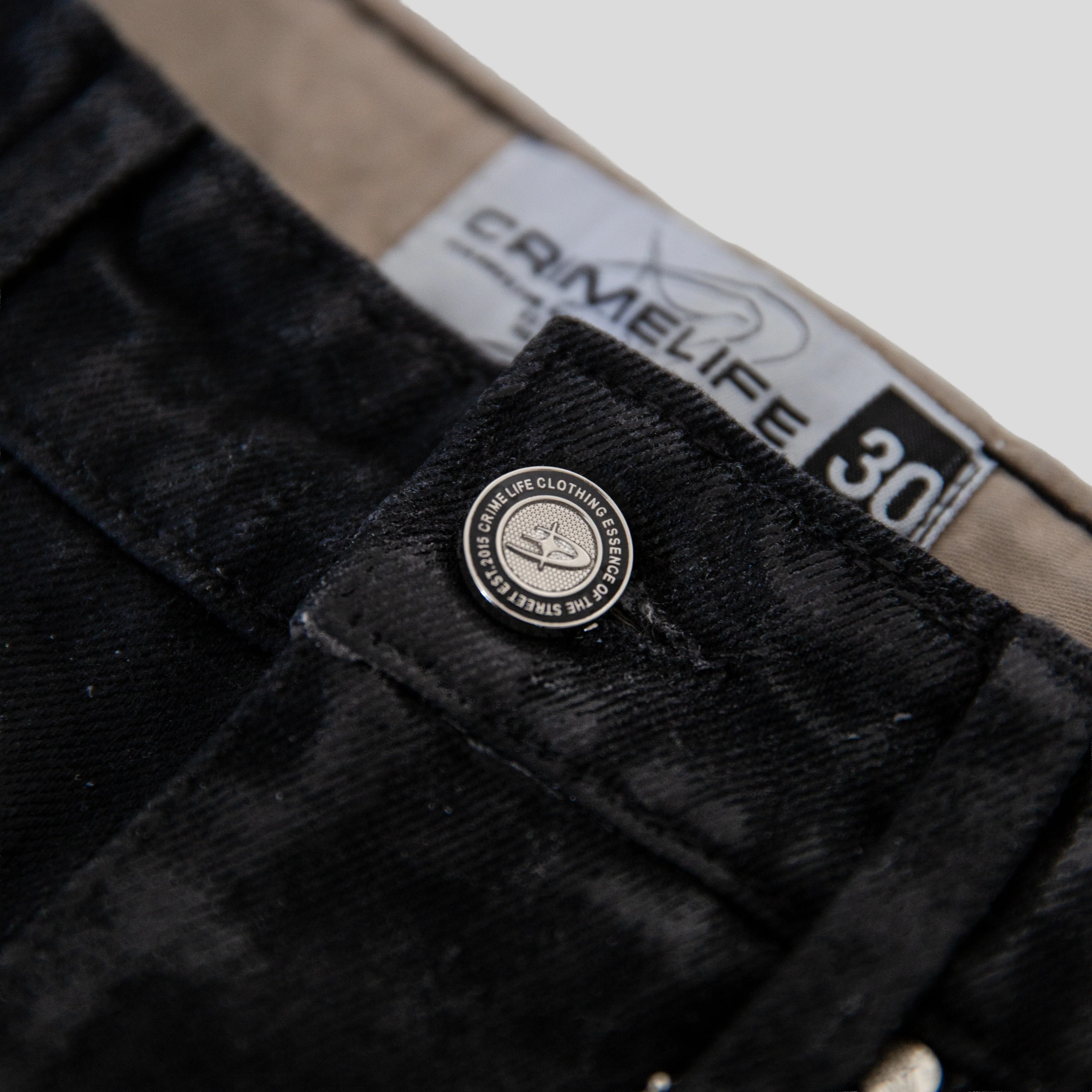 WAXED JEANS BLK - Image 3